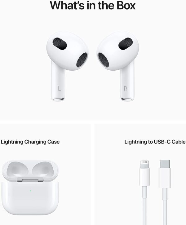 Apple Airpod 3rd Generation Wireless Earbuds with Charger Case 