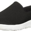 Skechers Go Walk Slip Resistant Womens Black Gray Work Shoes