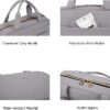 BAGSMART Water-resistant toiletry bag - Image 2