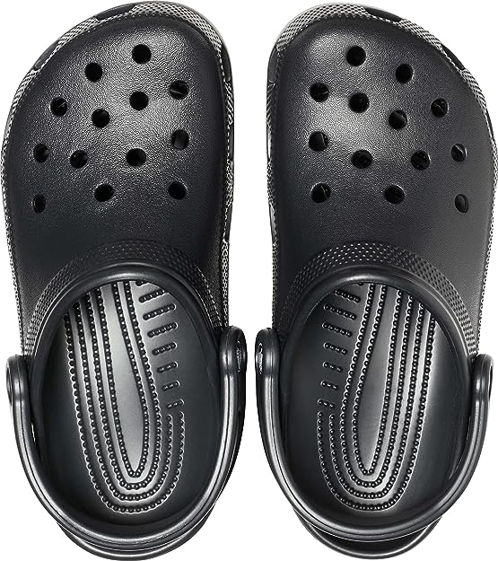 Crocs Unisex-Adult Classic Clogs in Black for Mens and Women