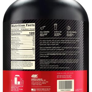 Optimum Nutrition Gold Standard 100% Pure Whey Protein Powder 5 Pound