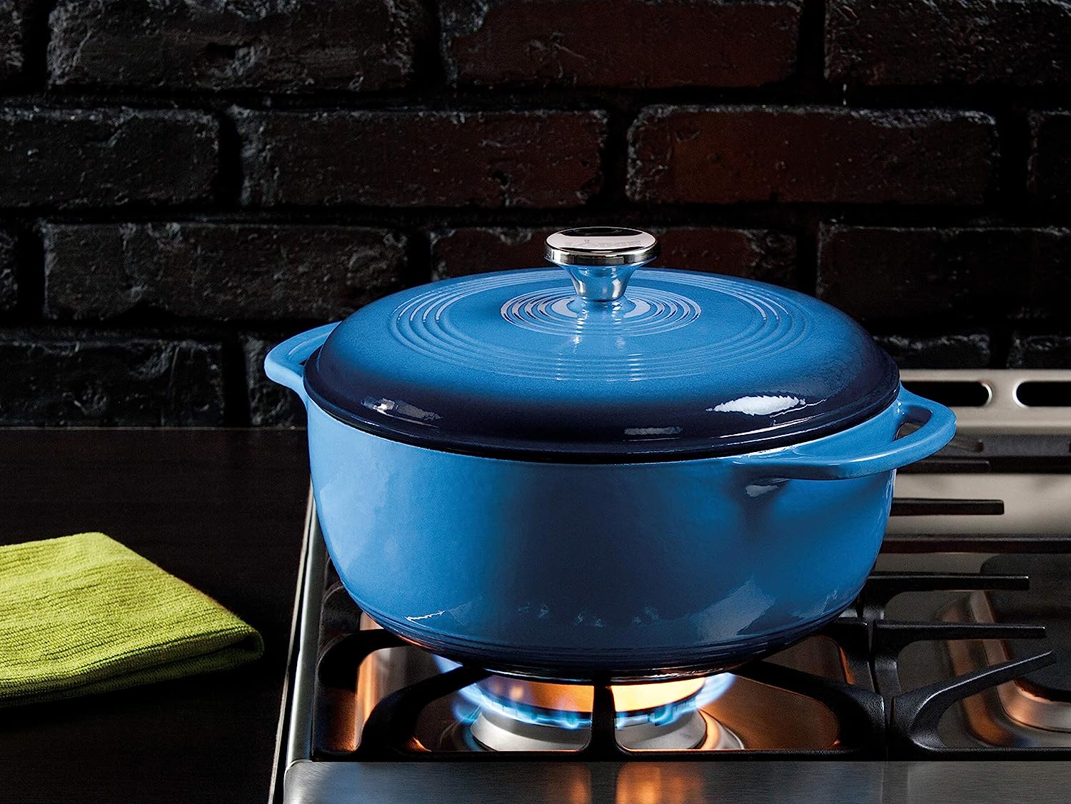 Lodge 6 Quart Enameled Cast Iron Dutch Oven