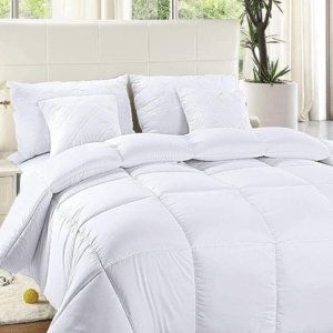 Utopia Bedding Alternative Comforter Duvet Insert (Queen, White)