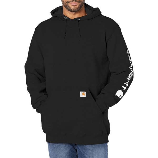 Carhartt Men's Loose Sweatshirt Fit Midweight Logo Sleeve Graphic