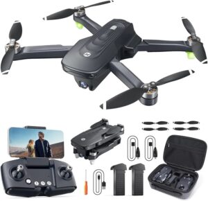 Holy Stone HS720R drone 4K camera with 3-axis gimbal and remote controller.