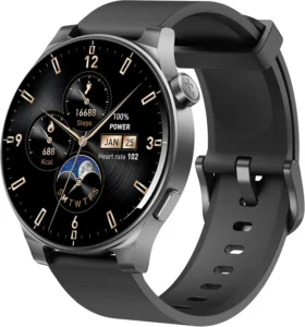 TOZO S5 Smart Watch with AMOLED display and fitness features.