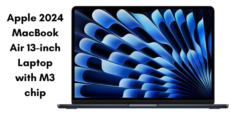 Apple 2024 MacBook Air 13-inch Laptop with M3 chip: Built for Apple Intelligence, 13.6-inch Liquid Retina Display, 8GB Unified Memory, 256GB SSD Storage, Backlit Keyboard, Touch ID; Midnight