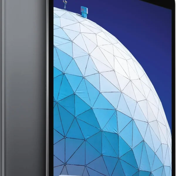 Apple iPad 10.2-inch Space Gray Renewed front and back view