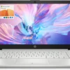 14-inch HP portable laptop with Intel Quad-Core, 8GB RAM, 64GB eMMC storage, Windows 11, and Office 365, perfect for students and business use